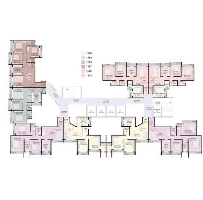 Adore Samriddhi Sector 89 Faridabad 2 BHK floor plan